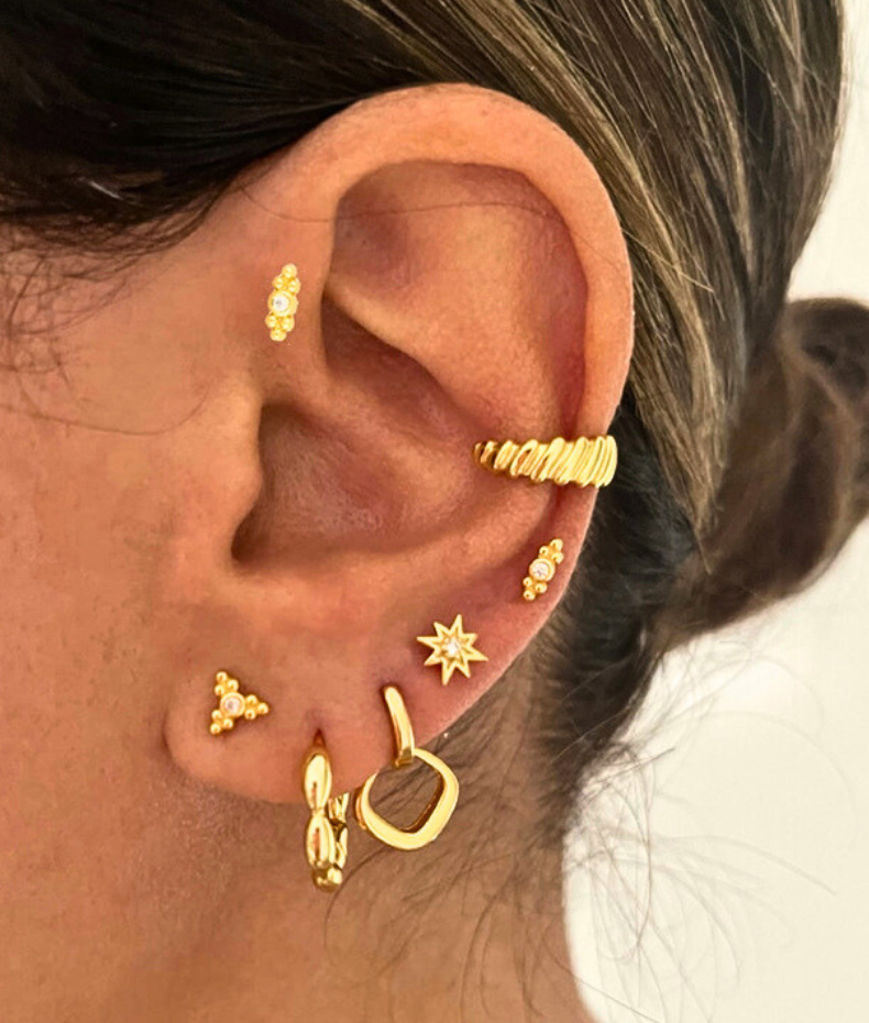 Puces d'oreilles étoiles Camila