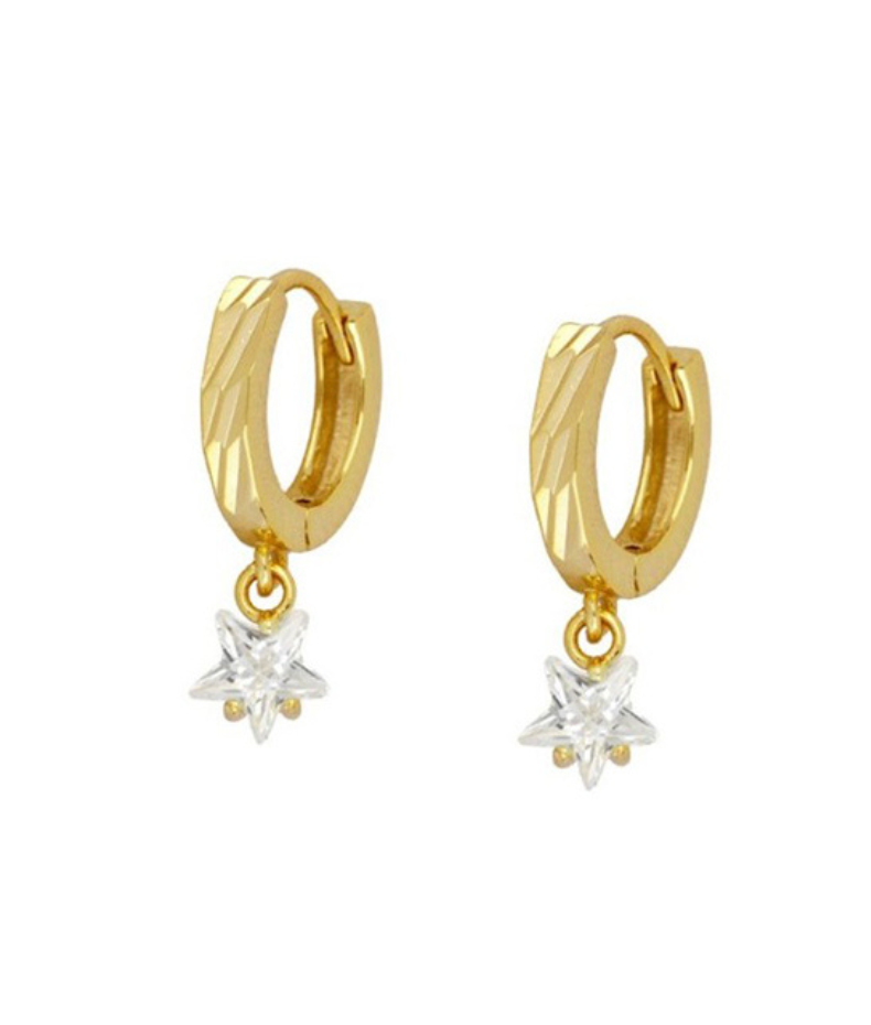 Anneaux d'oreilles pendentif Giulia