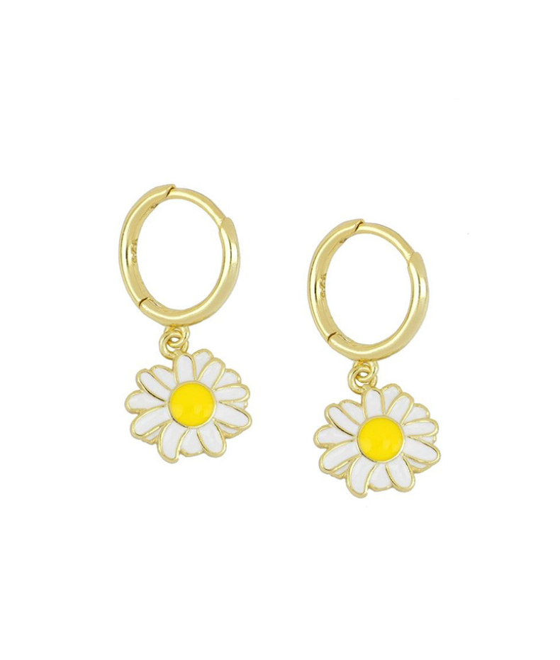 Anneaux d'oreilles fleur Jenna