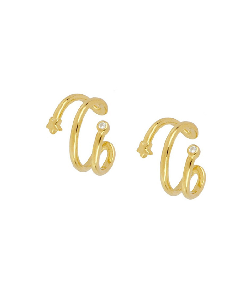 Bagues d'oreilles double Sophia