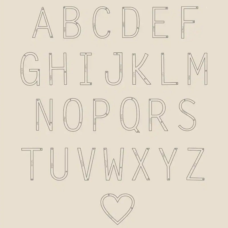 Collier personnalisable lettre et prénom