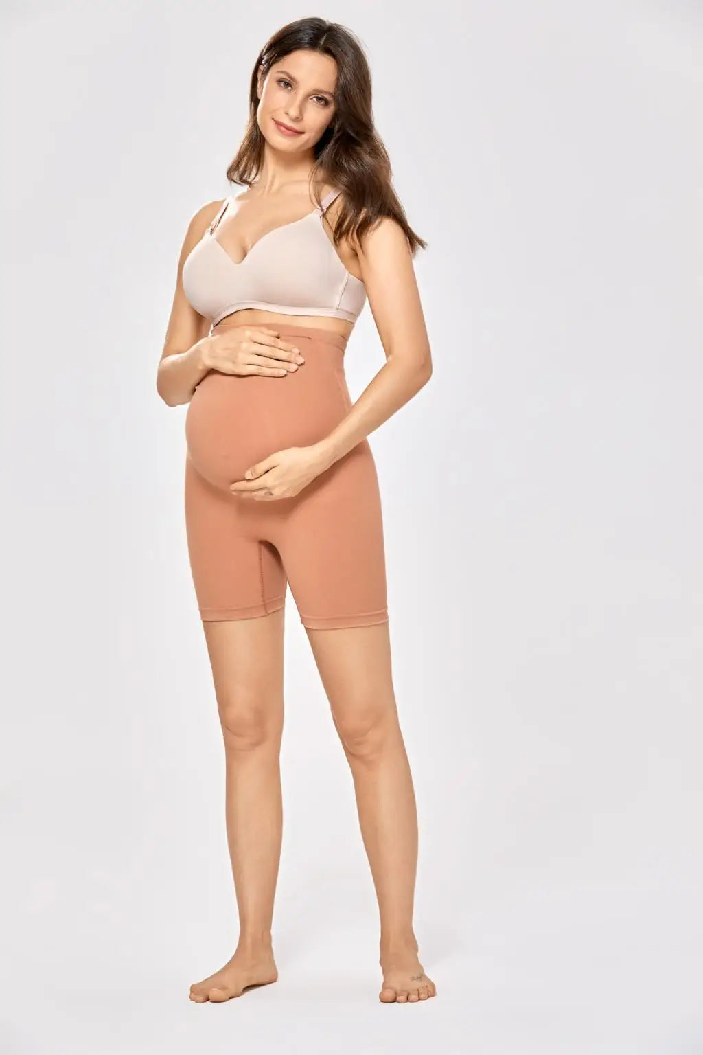 Short de grossesse taille haute