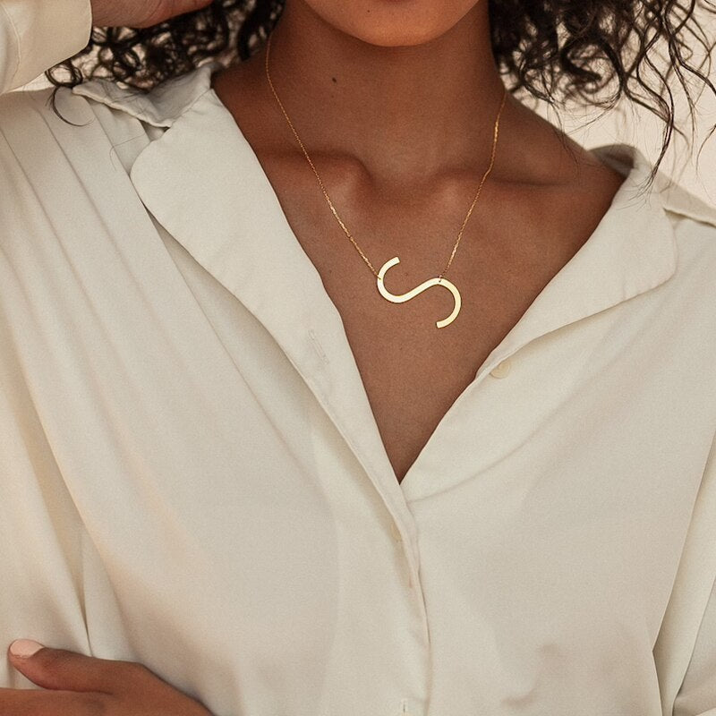 Collier personnalisable lettre et prénom