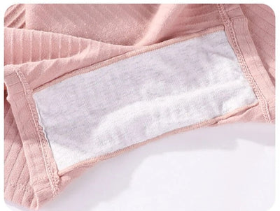 Culotte menstruelle short en coton