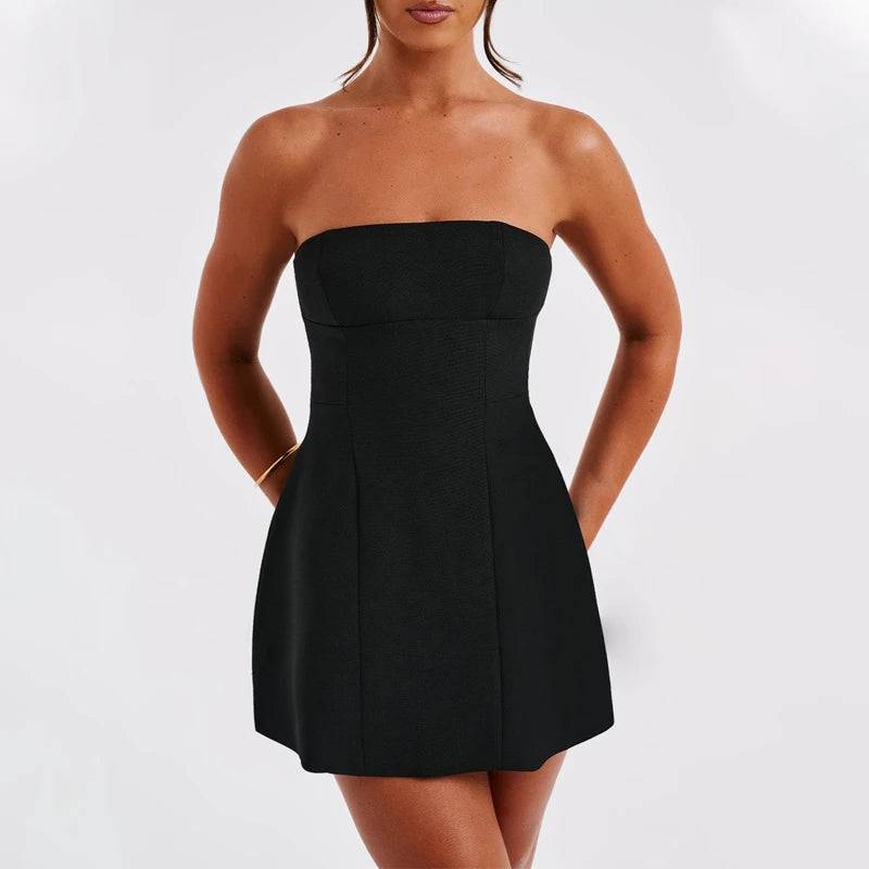 Robe courte simple bustier