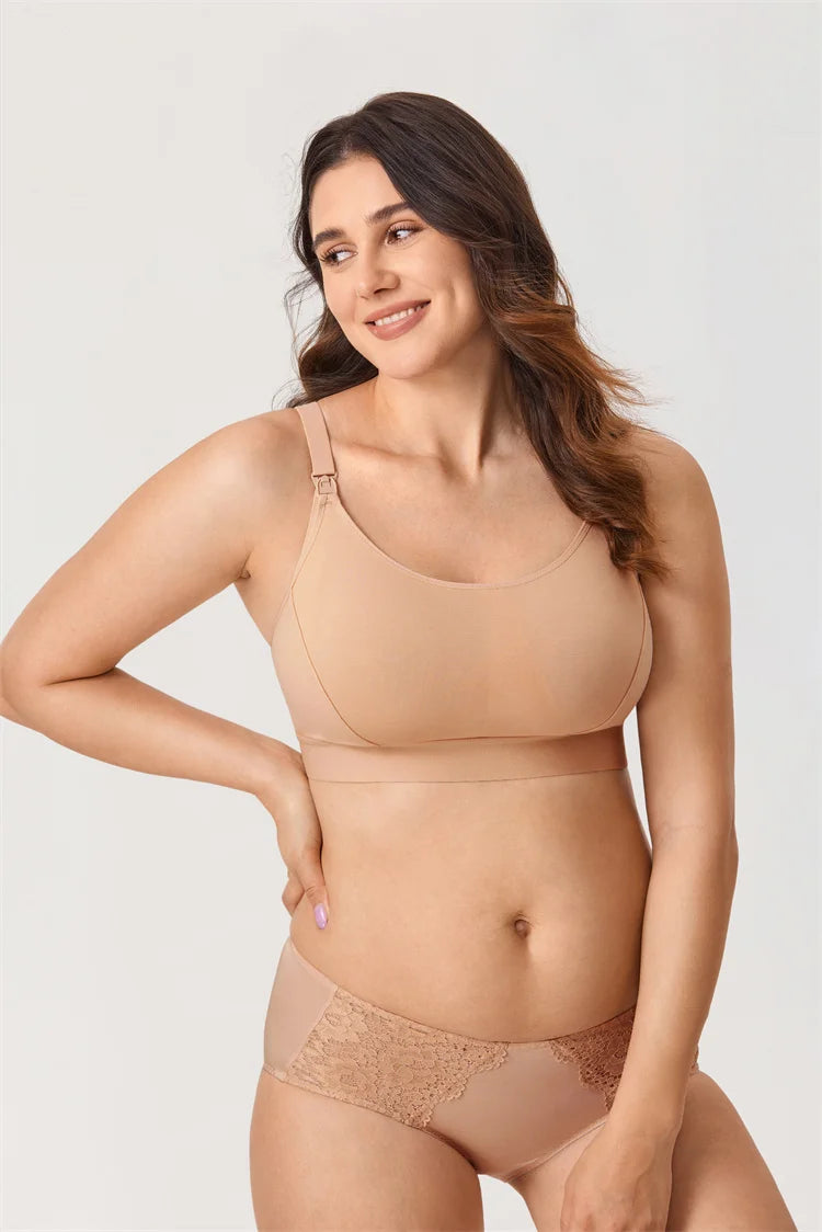 Soutien-gorge d'allaitement en coton
