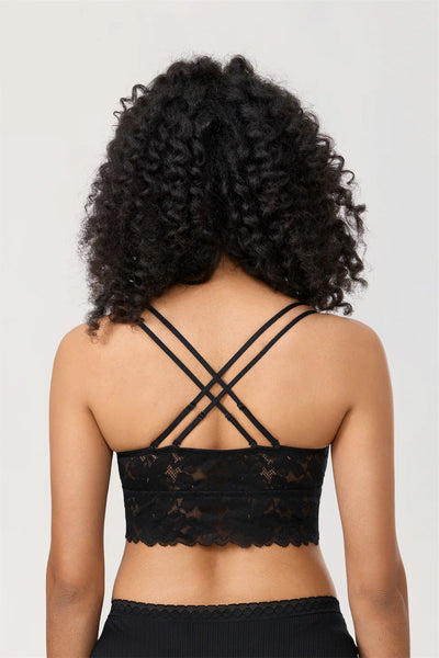 Soutien-gorge d'allaitement en dentelle à double bretelle