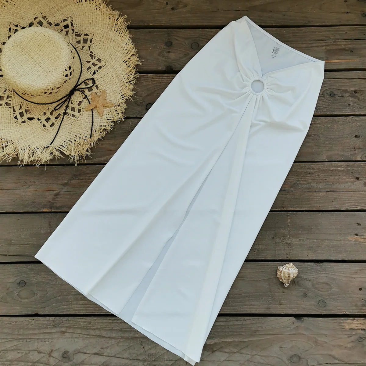 Maillot de bain push-up jupe longue