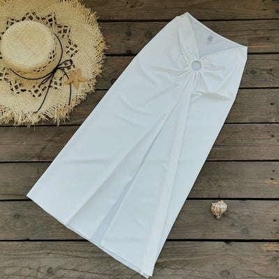 Maillot de bain push-up jupe longue