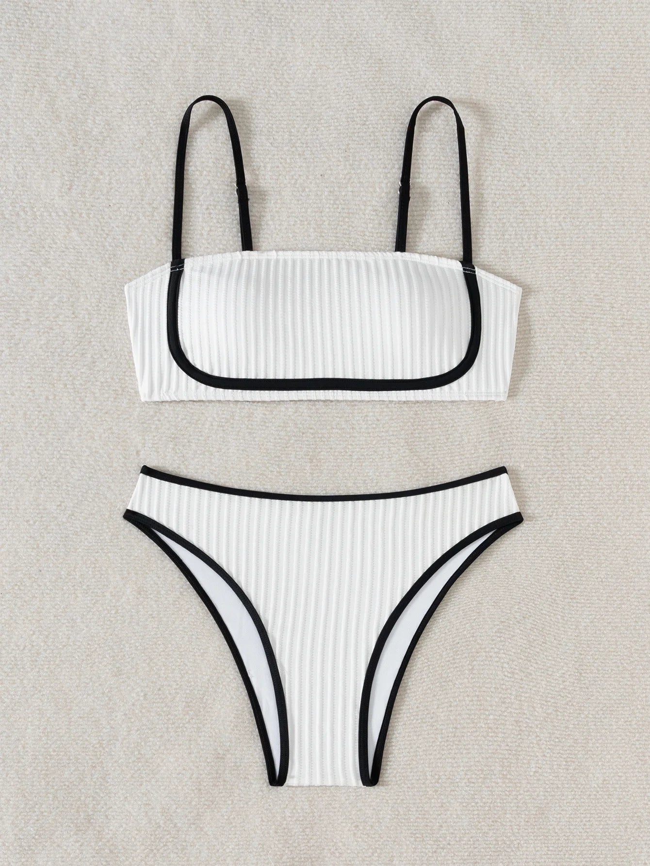 Maillot de bain bandeau taille haute