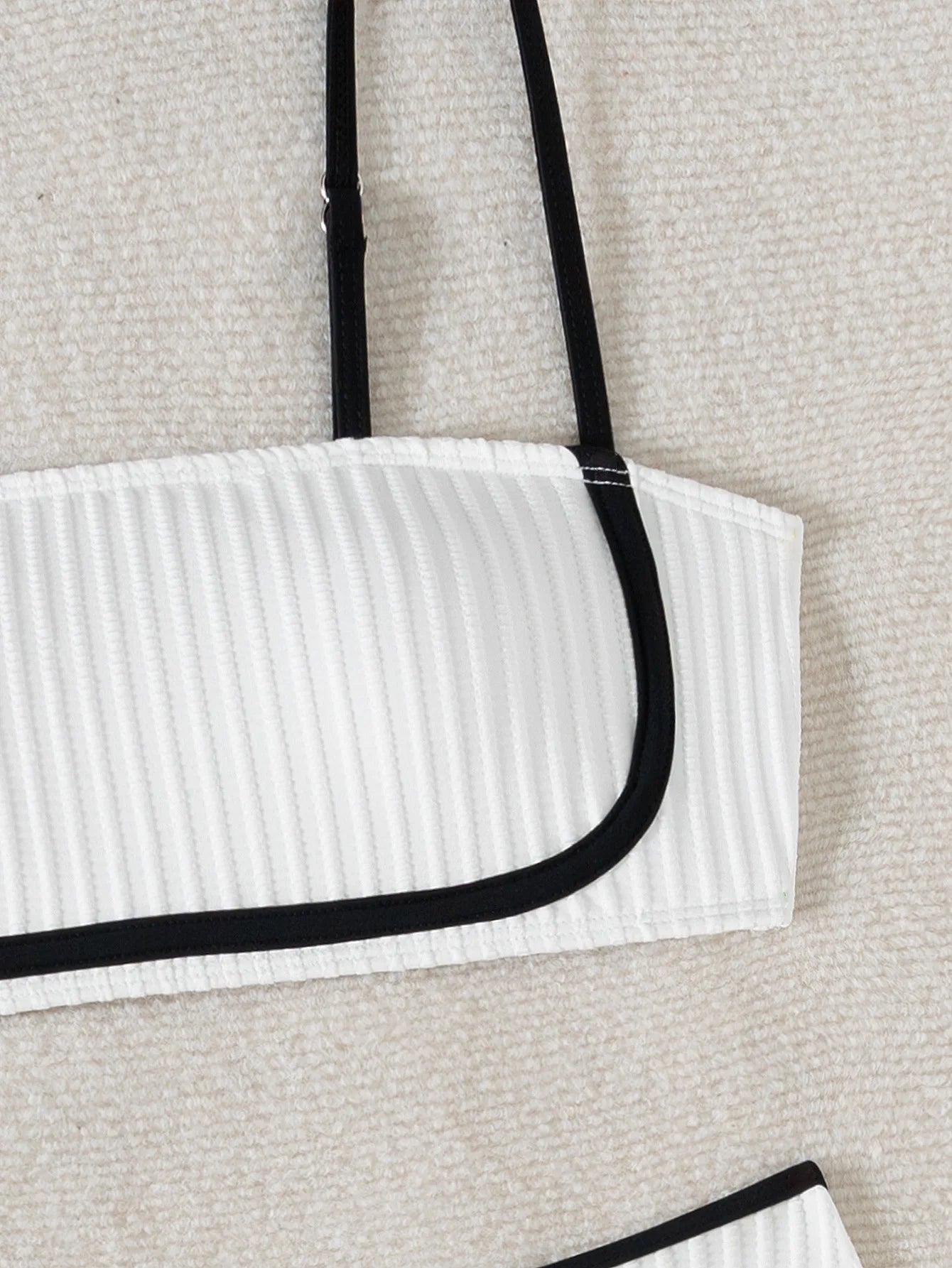 Maillot de bain bandeau taille haute