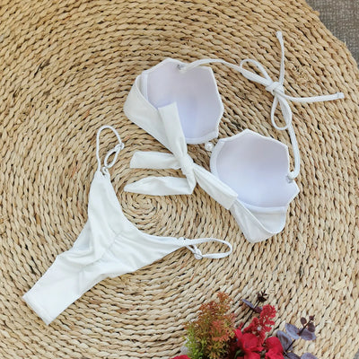 Maillot de bain push-up jupe longue