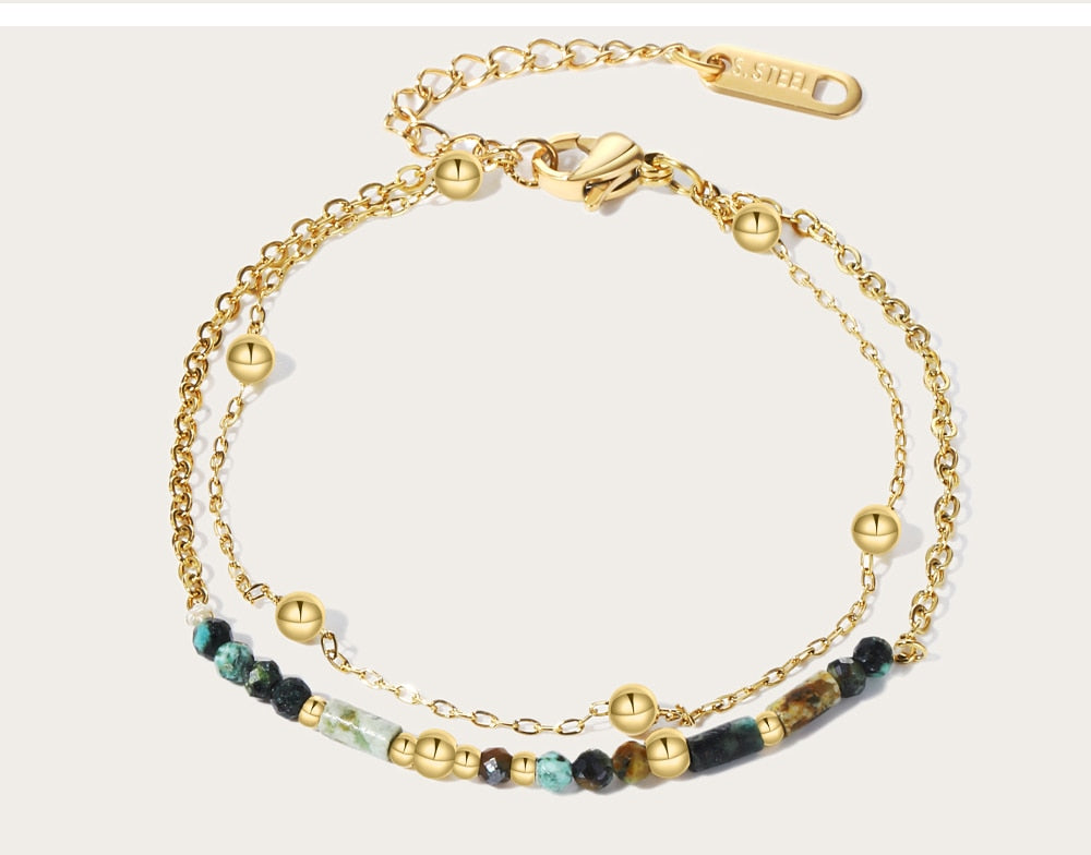 Bracelet turquoise pierre naturelle Zéphyr