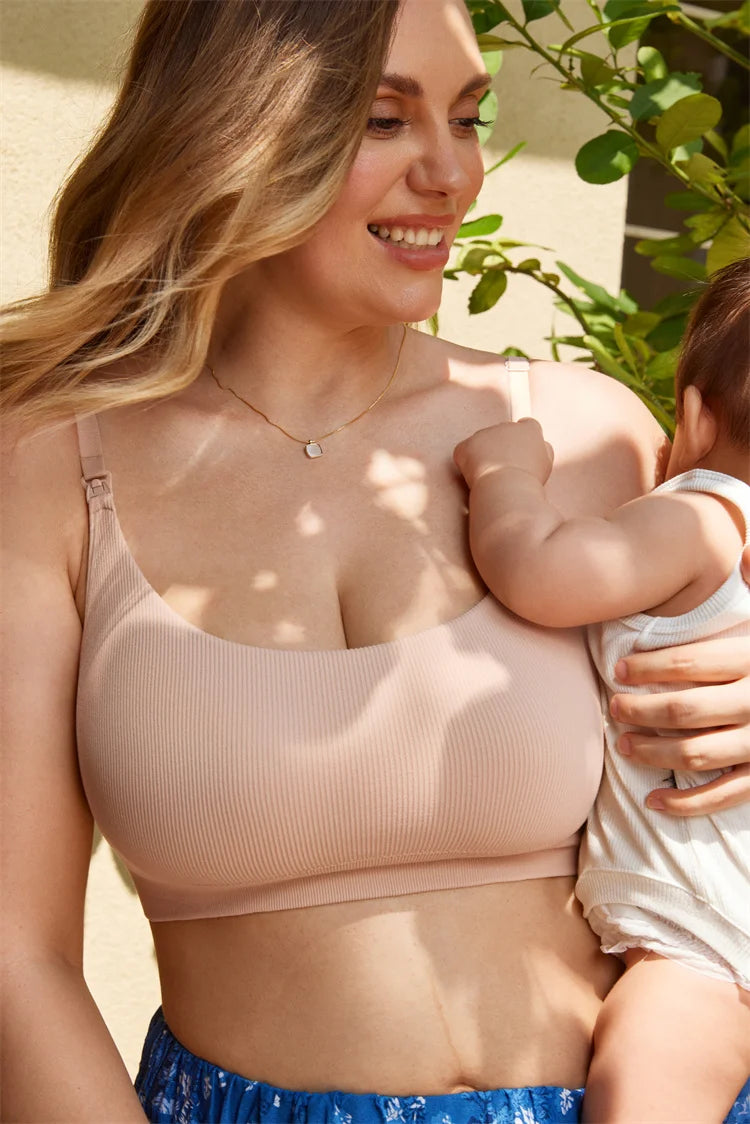 Soutien-gorge d'allaitement sans armature