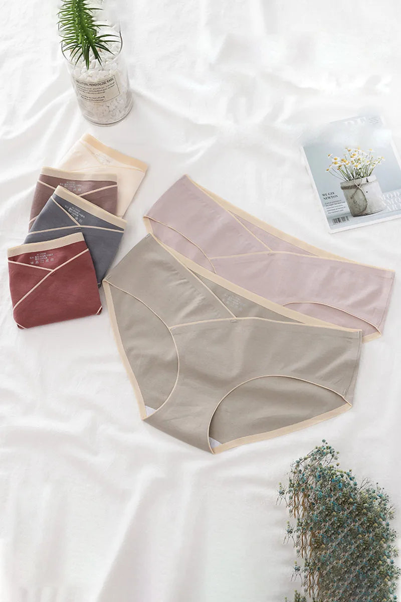 Culotte de grossesse taille basse bicolore