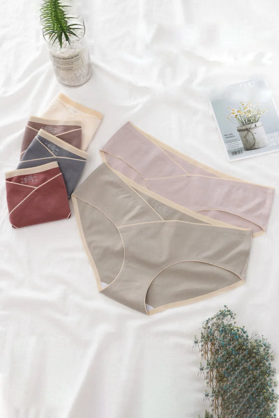 Culotte de grossesse taille basse bicolore