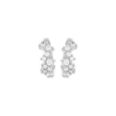 Anneaux d'oreilles brillants Adèle