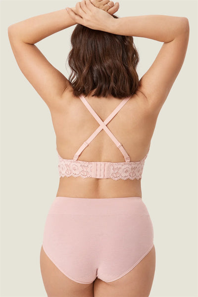 Soutien-gorge d'allaitement plongeant en dentelle