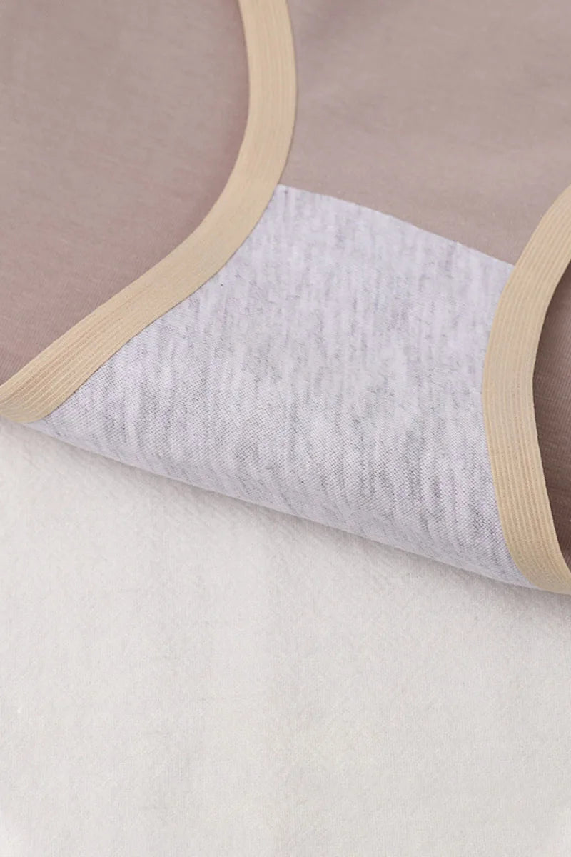 Culotte de grossesse taille basse bicolore