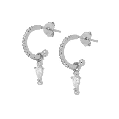 Anneaux d'oreilles brillants Emma