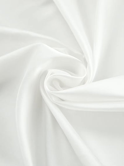 Kimono long en satin blanc