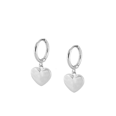 Anneaux d'oreilles coeur Juliette