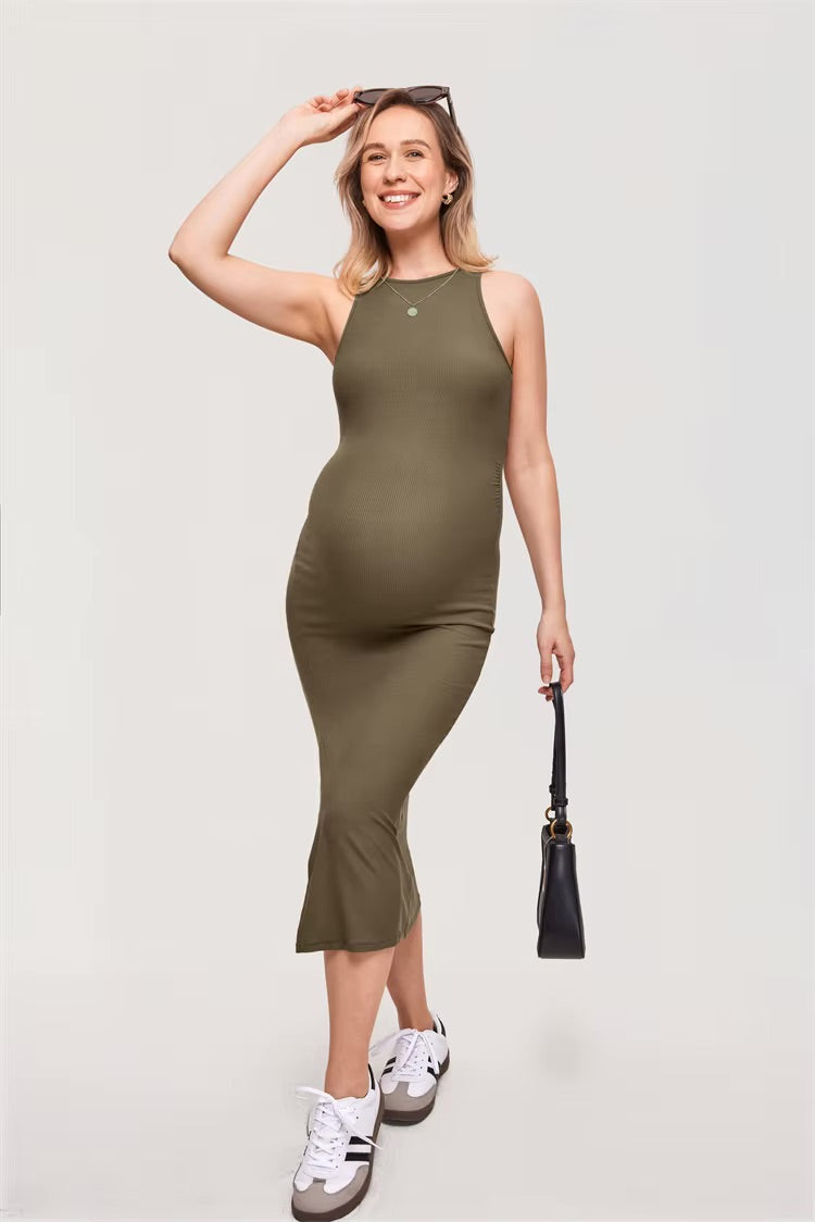 Robe cintrée extensible