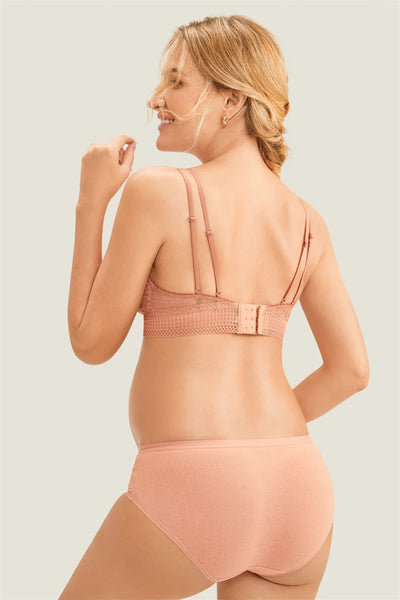 Soutien-gorge d'allaitement en dentelle ajourée