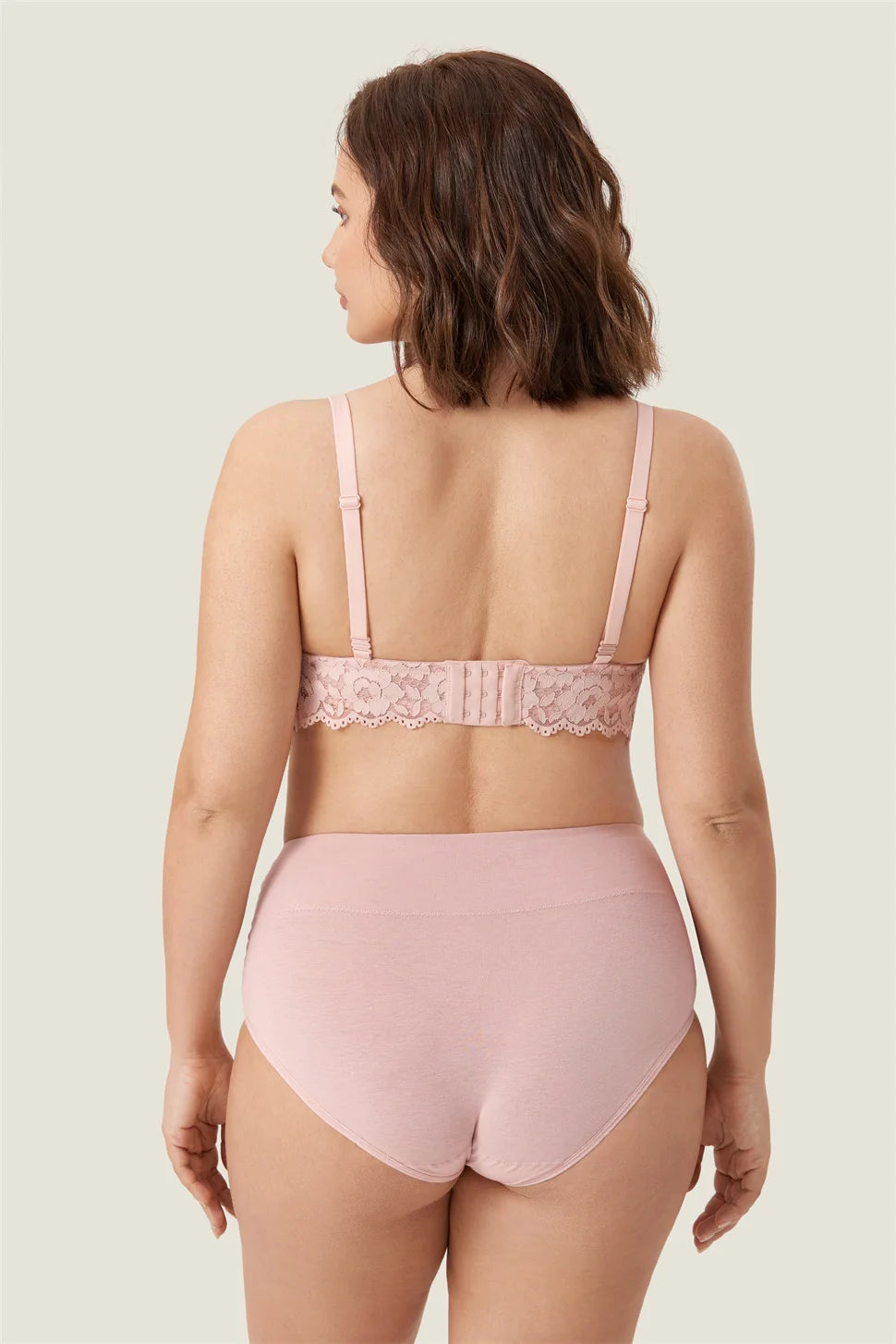 Soutien-gorge d'allaitement plongeant en dentelle