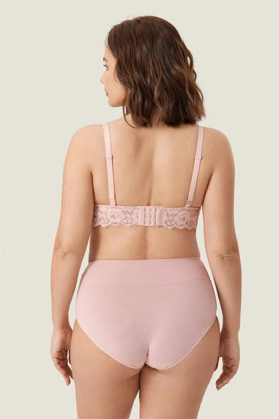 Soutien-gorge d'allaitement plongeant en dentelle