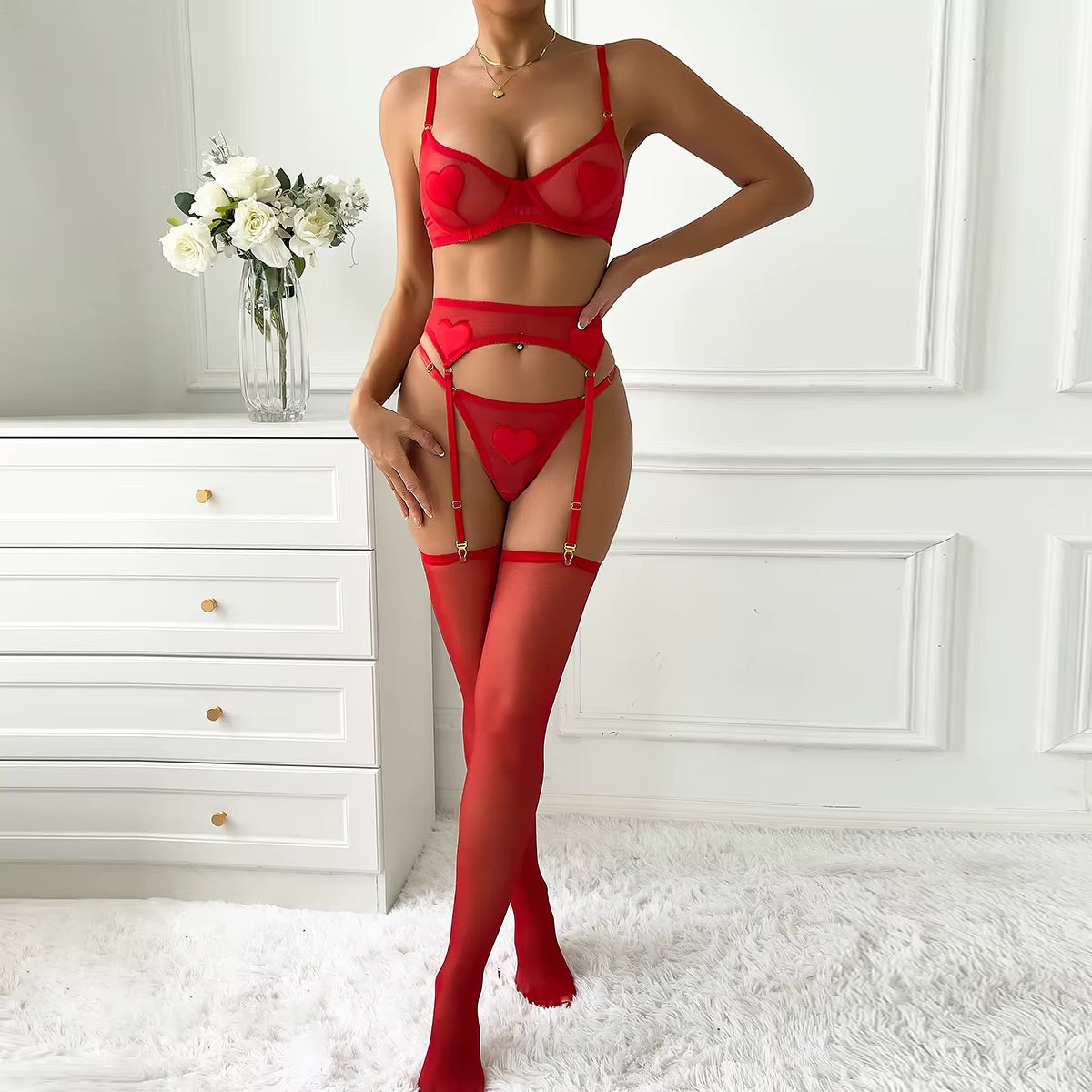 Ensemble jarretelles Valentina