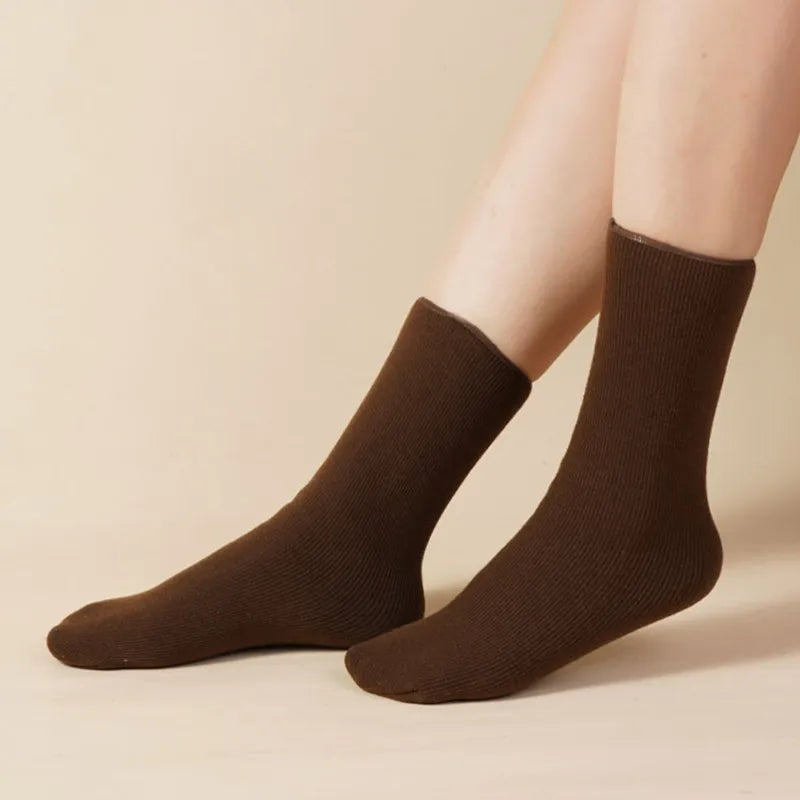 Chaussettes chaudes d'hiver polaires mi-hautes