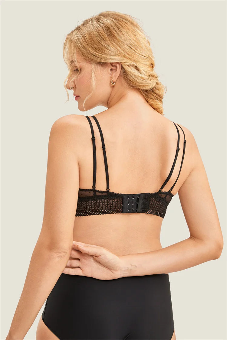 Soutien-gorge d'allaitement en dentelle ajourée