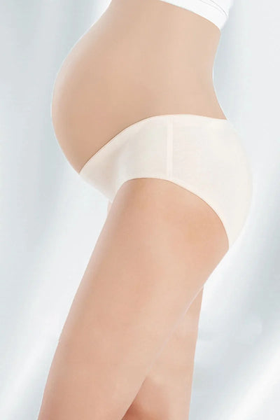 Culotte de grossesse taille basse bicolore