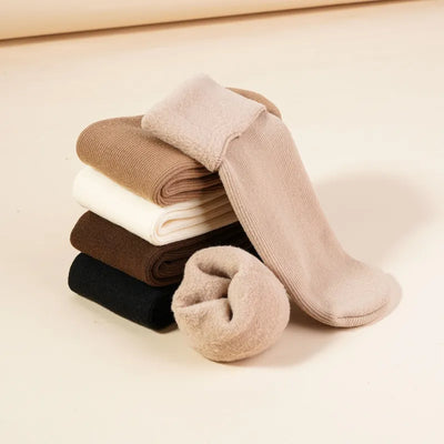 Chaussettes chaudes d'hiver polaires mi-hautes