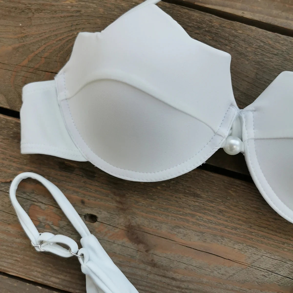 Maillot de bain push-up jupe longue