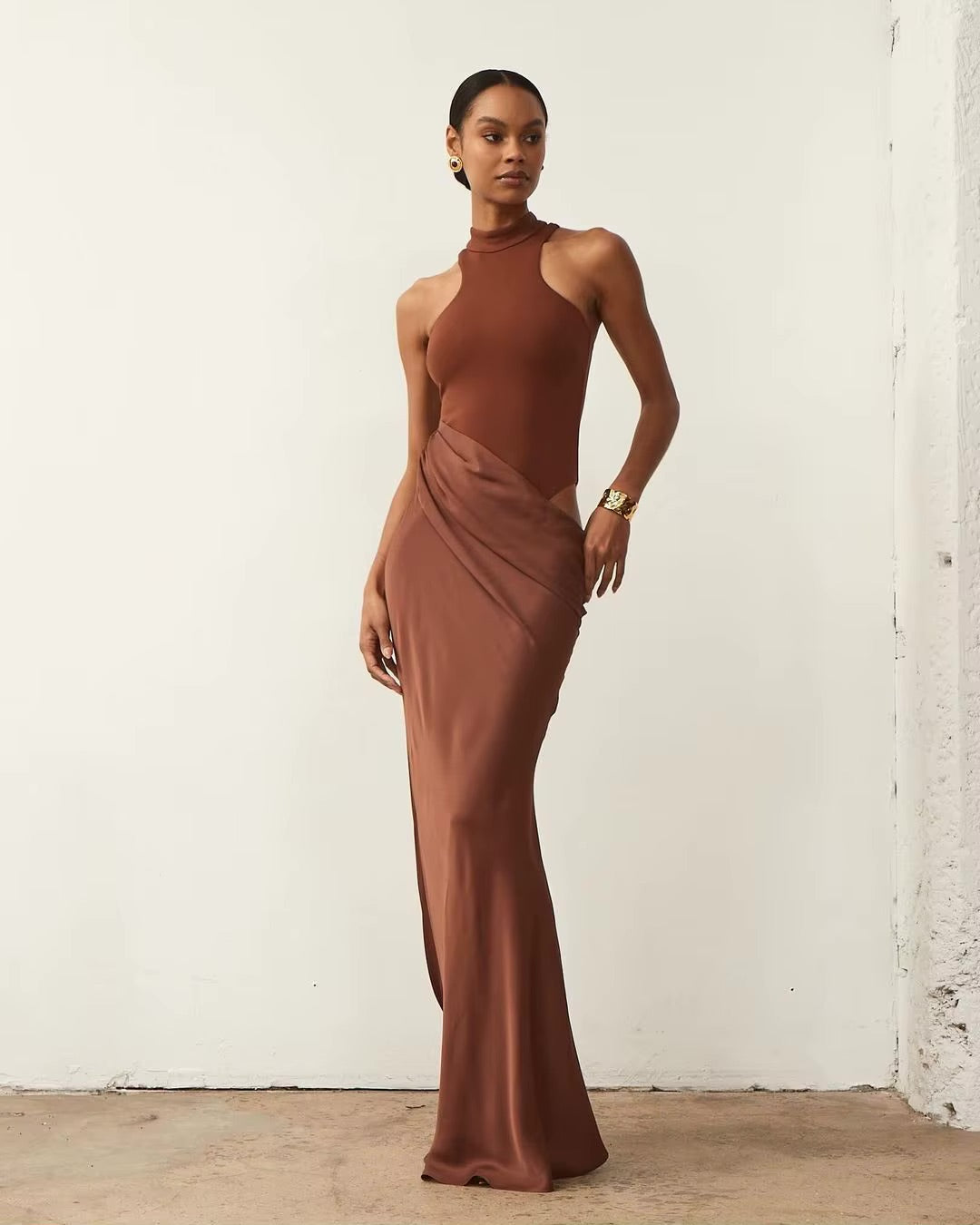 Robe asymétrique dos nageur