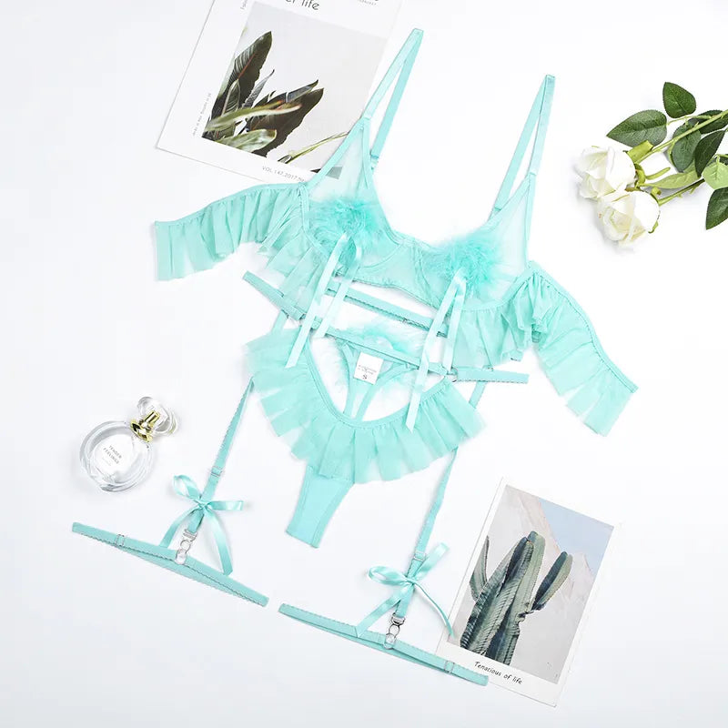 Ensemble jarretelles Lapine