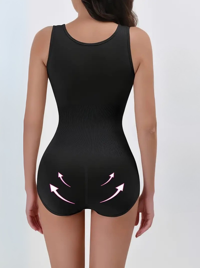 Body modelant avec ceinture gainante