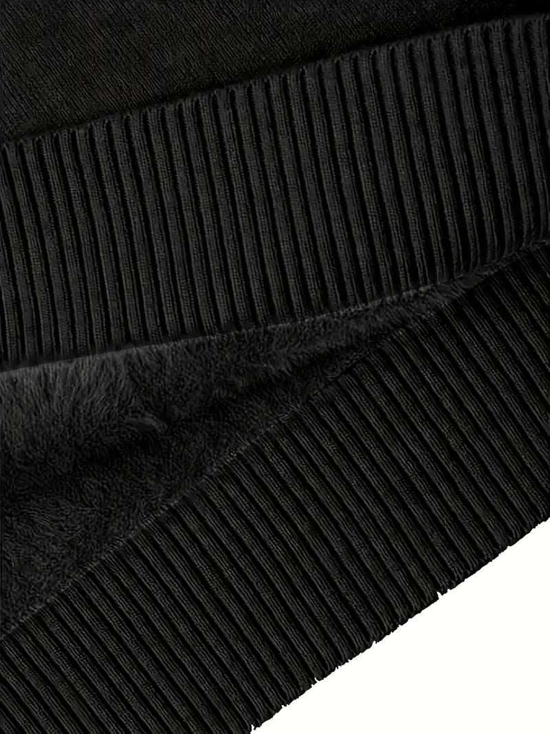 Pull col roulé chaud intérieur polaire