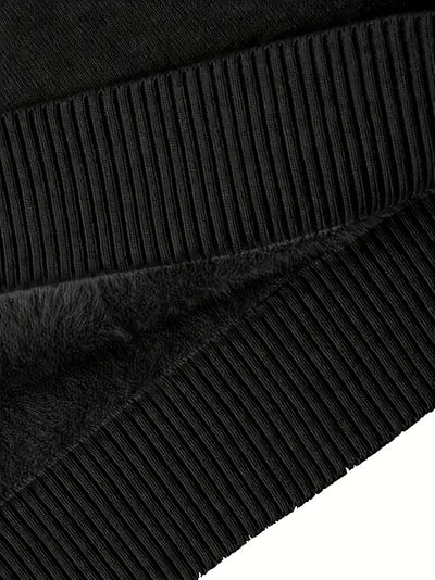 Pull col roulé chaud intérieur polaire