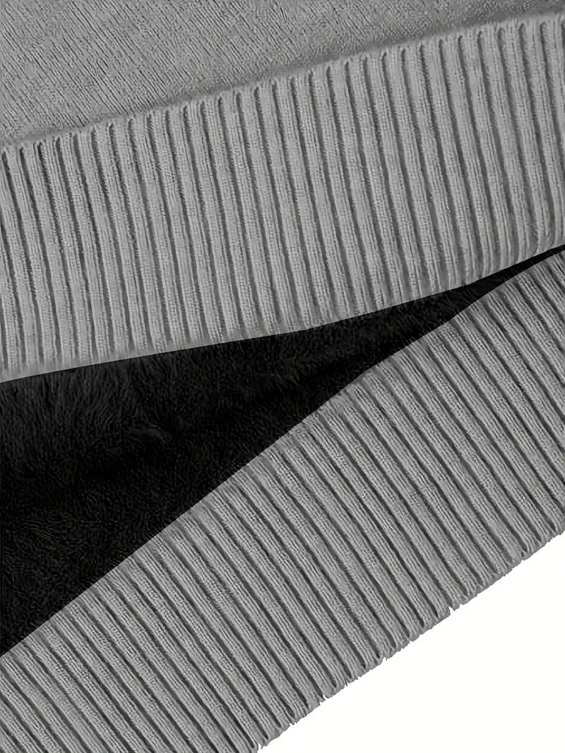 Pull col roulé chaud intérieur polaire