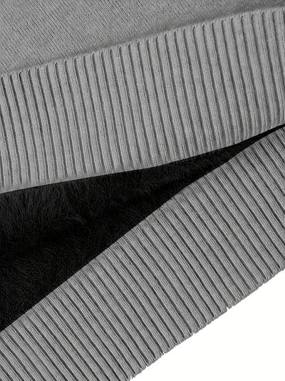 Pull col roulé chaud intérieur polaire