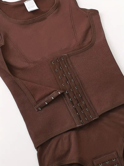 Body modelant avec ceinture gainante