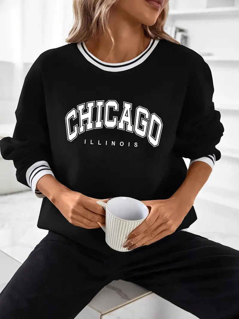 Sweat-shirt en polaire grande taille Chicago IL