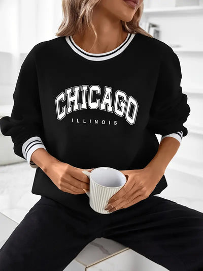 Sweat-shirt en polaire grande taille Chicago IL