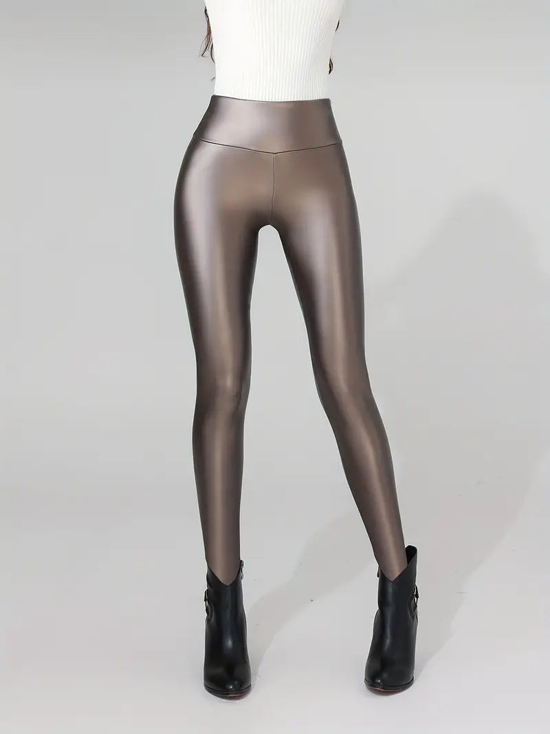 Legging chaud taille haute effet amincissant