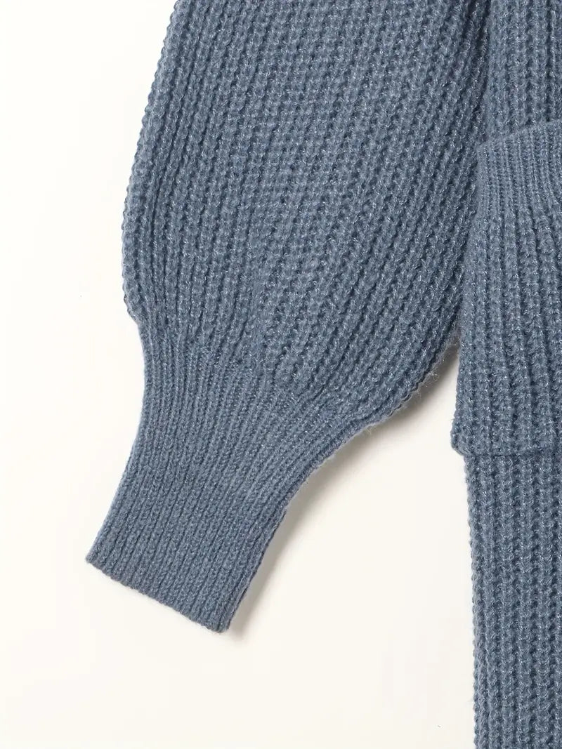 Cardigan long en tricot avec poches