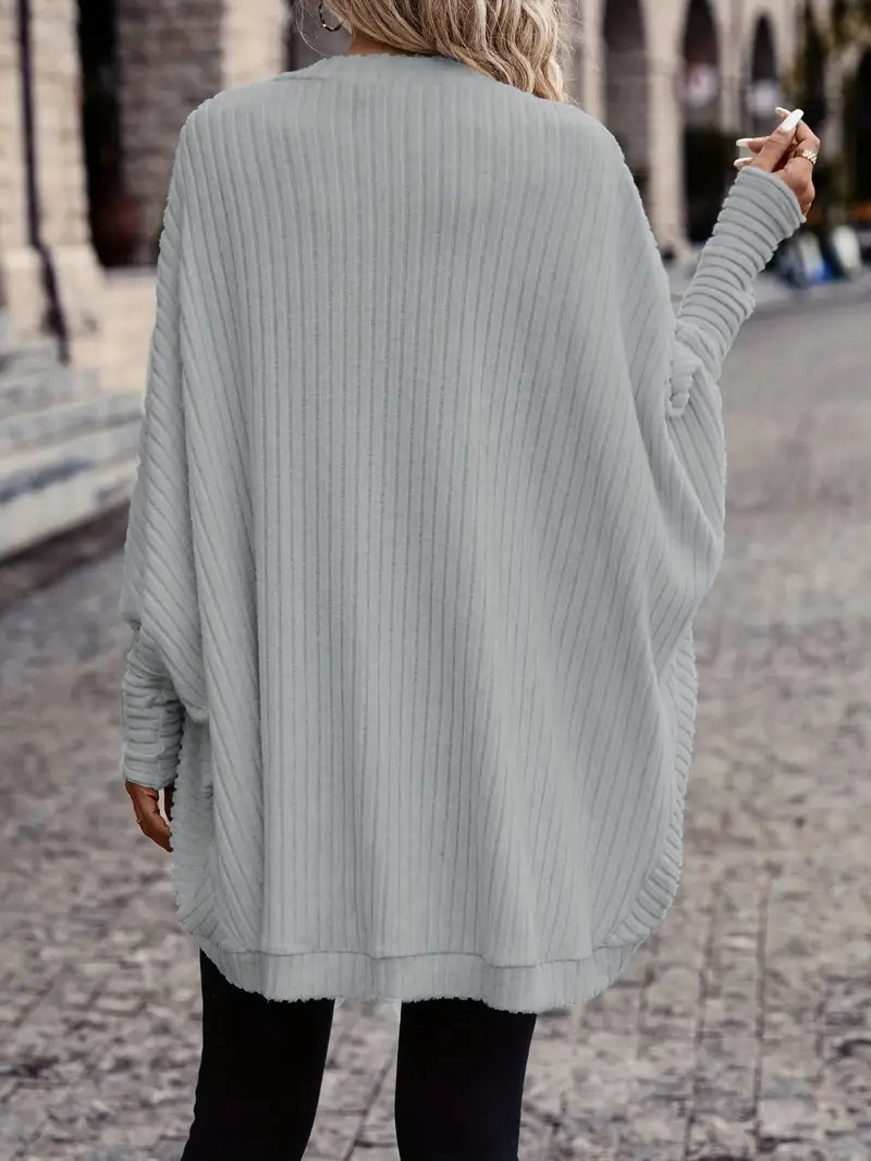 Cardigan ample manches serrées