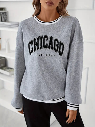 Sweat-shirt en polaire grande taille Chicago IL